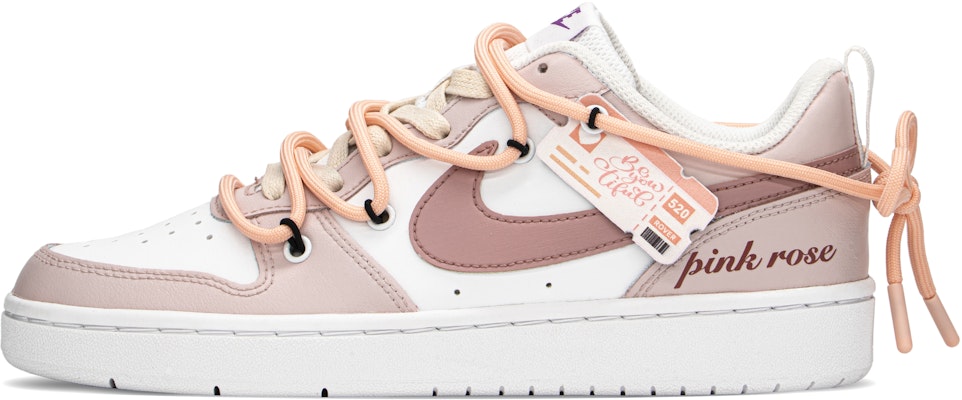 나이키 코트 버로우 로우 '핑크 로즈' (커스텀 슈즈) DQ5979-100(TeamA-CB粉玫瑰) Buy 나이키 코트 버로우 로우 '핑크 로즈' (커스텀 슈즈) DQ5979-100(TeamA-CB粉玫瑰)