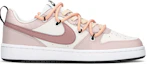Order 【定製球鞋】Nike Court Borough FZBB 粉紅玫瑰 低筒 板鞋 GS 米白
