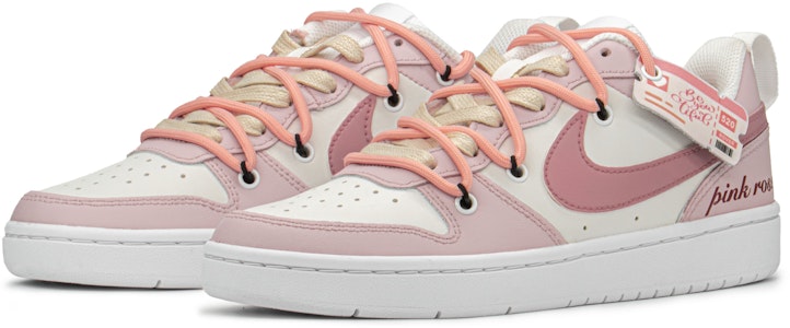 ナイキ コート バーロウ ロー "ピンクローズ" (カスタム) BQ5448-100(TeamA-CB女玫瑰粉) Lookbook ナイキ コート バーロウ ロー "ピンクローズ" (カスタム) BQ5448-100(TeamA-CB女玫瑰粉)