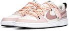 Lookbook 【定製球鞋】Nike Court Borough FZBB 粉紅玫瑰 低筒 板鞋 GS 米白