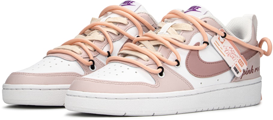 나이키 코트 버로우 로우 '핑크 로즈' (커스텀 슈즈) DQ5979-100(TeamA-CB粉玫瑰) Lookbook 나이키 코트 버로우 로우 '핑크 로즈' (커스텀 슈즈) DQ5979-100(TeamA-CB粉玫瑰)