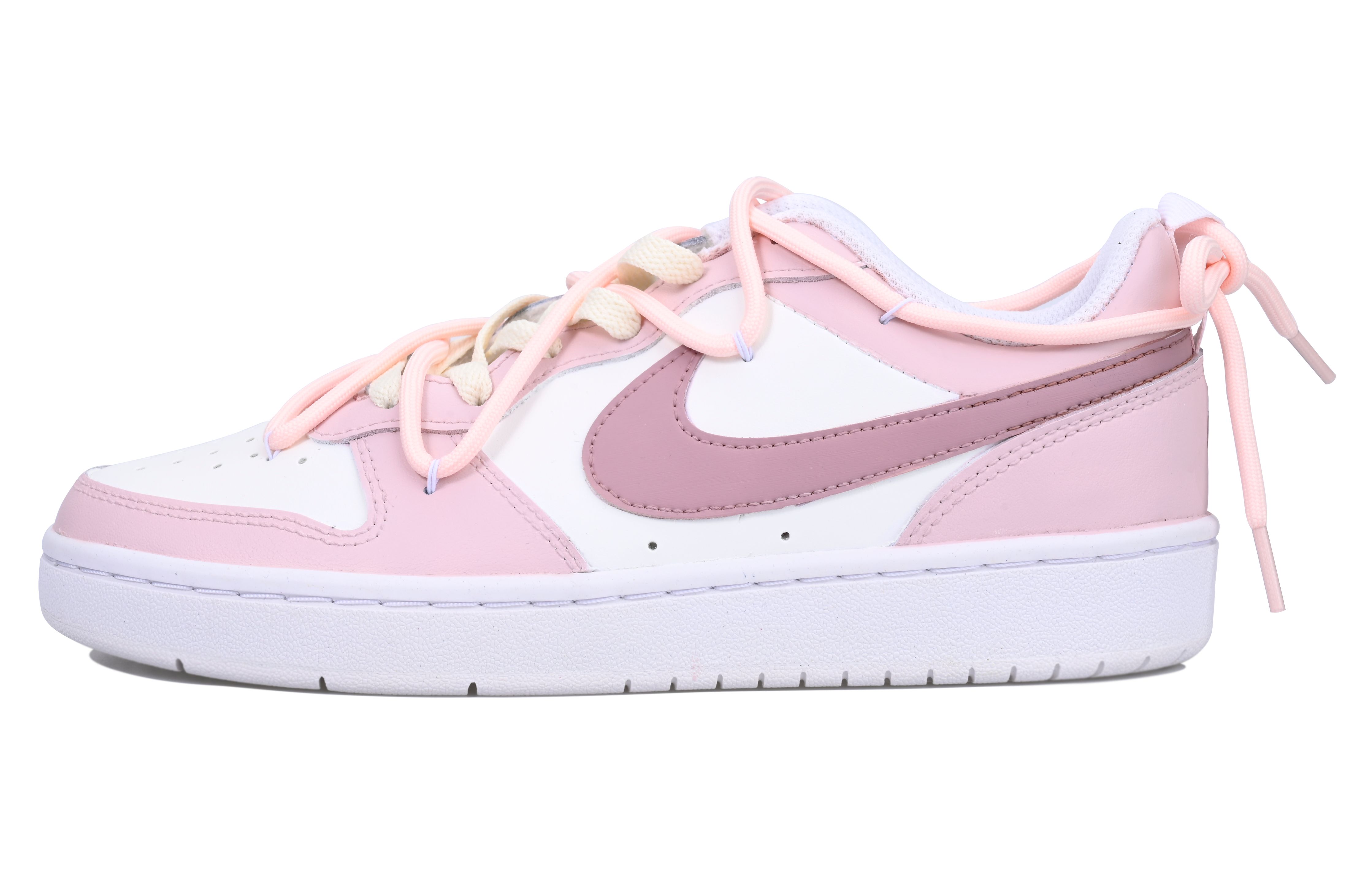 Buy [Zapatillas Personalizadas] Nike Court Borough Low 'Rosa Rosado' DQ5979-100-478387
