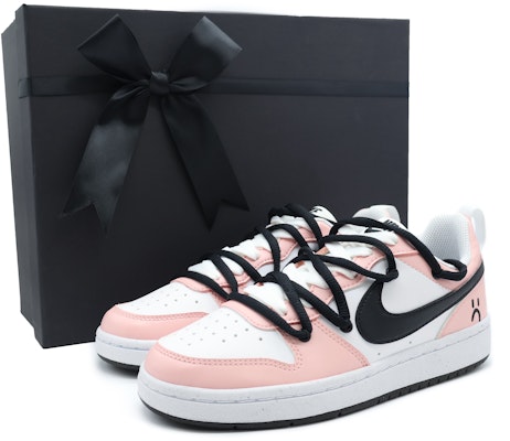 【定制鞋】耐克Court Borough Low '粉色笑脸涂鸦' DV5456-104(Team155-YKL) Buy 【定制鞋】耐克Court Borough Low '粉色笑脸涂鸦' DV5456-104(Team155-YKL)