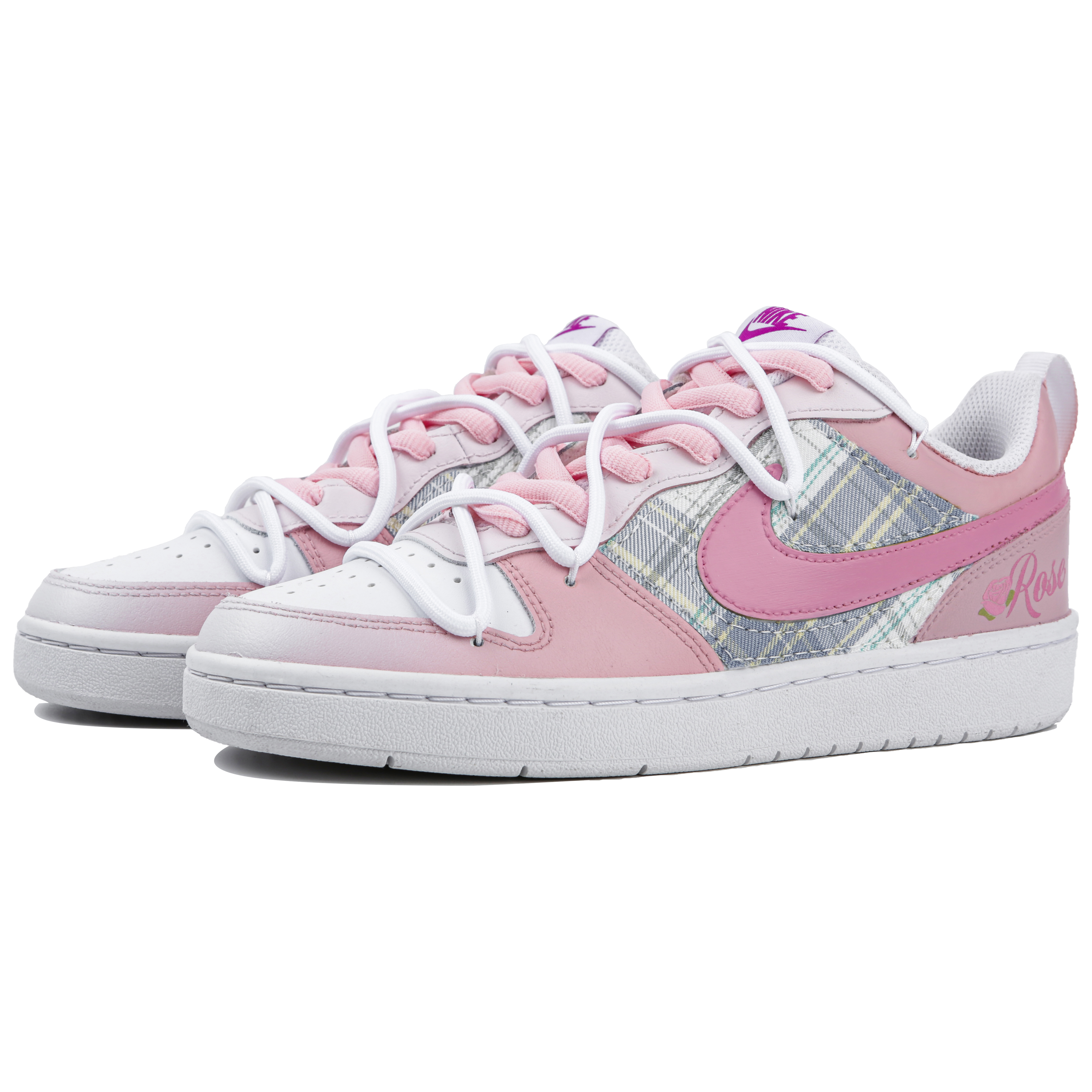 [Custom Shoes] Nike Court Borough Low 'Pink White Sweet Summer' 圖 3