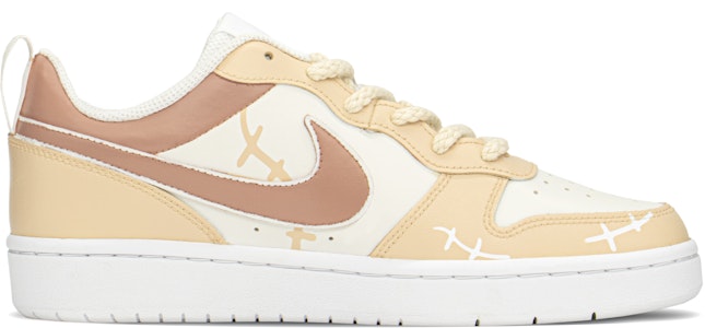 【訂製球鞋】Nike Court Borough FZBB 可愛 頑皮鼠 低筒 板鞋 GS 橙粉 Order 【訂製球鞋】Nike Court Borough FZBB 可愛 頑皮鼠 低筒 板鞋 GS 橙粉