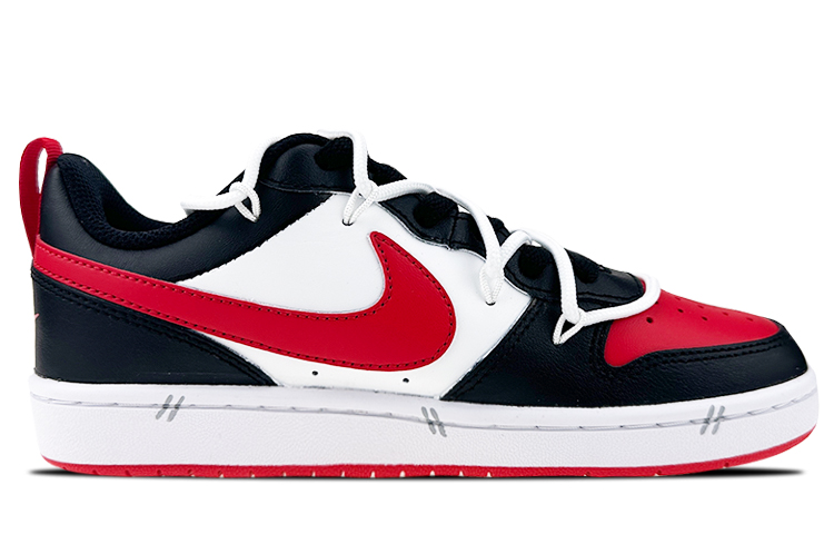 Order Zapatillas Nike Court Borough Low 'Dibujos Póker Negro Rojo' BQ5448-007(Team47-女款court扑克)