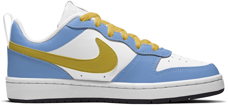 【訂製球鞋】 Nike Court Borough系列 減齡愛情 腰果花 潮流 街頭 飛天女警 泡泡 低筒 板鞋 GS 藍黃 Lookbook 【訂製球鞋】 Nike Court Borough系列 減齡愛情 腰果花 潮流 街頭 飛天女警 泡泡 低筒 板鞋 GS 藍黃