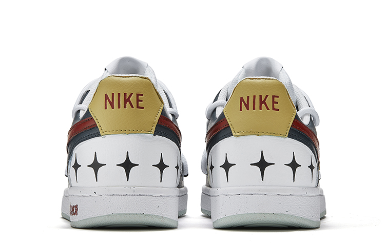 Shop [Zapatos Personalizados] Nike Court Borough Low 'Rojo Blanco Azul Panda' DH2987-110(Team202-学院派)