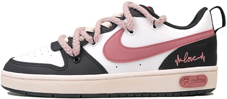 custom-shoes-nike-court-borough-low-risk-pink-ink-heartbeat