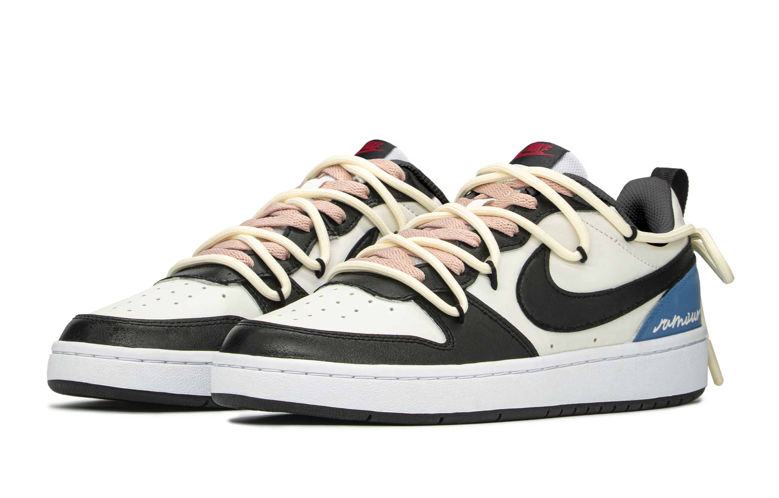 Lookbook [Sepatu Kustom] Nike Court Borough Low 'Romantic Deep Space' BQ5448-110(TeamA-浪漫深空)