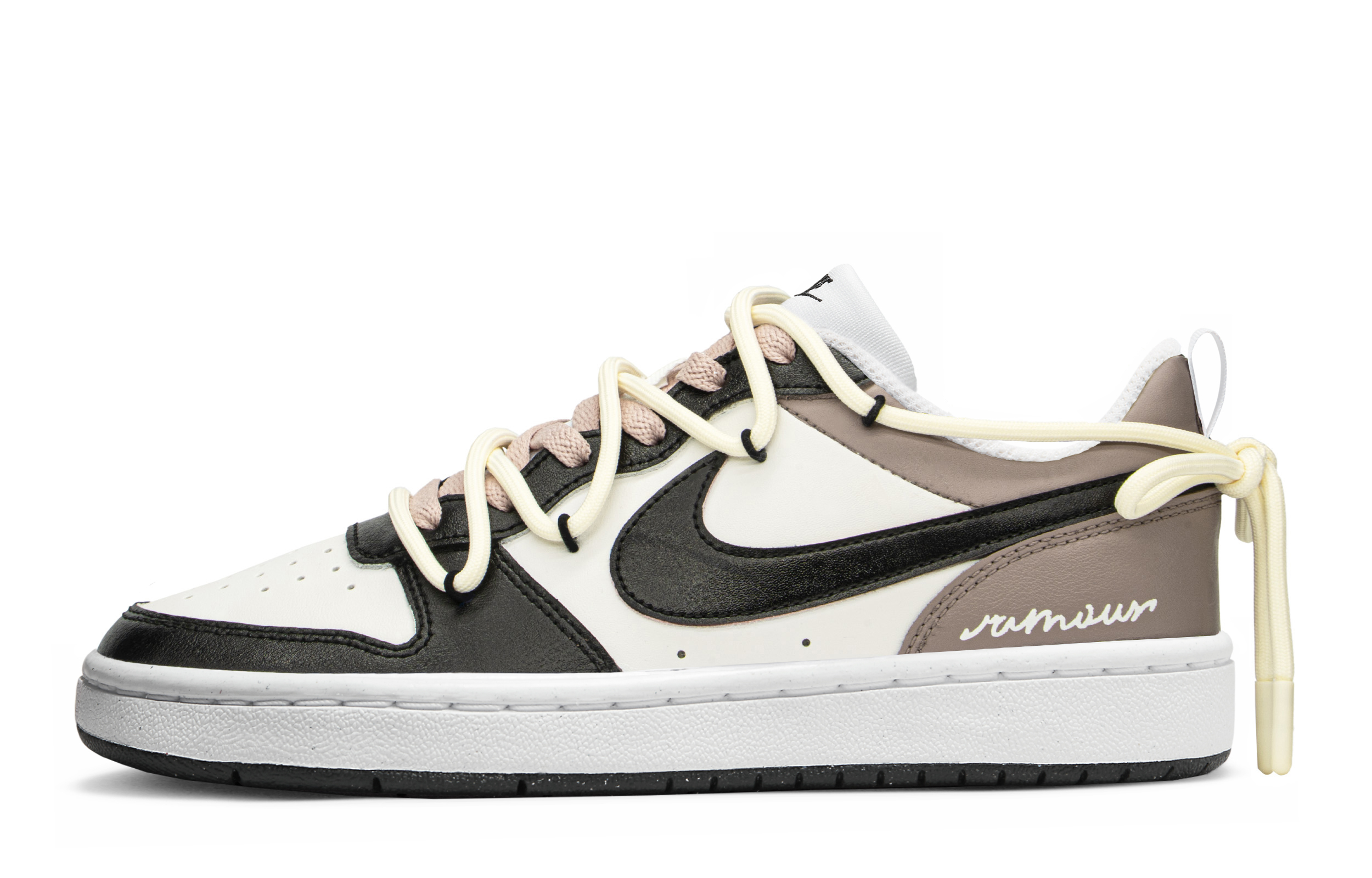 Buy [定制鞋] 耐克Court Borough Low '浪漫摩卡' DV5456-104-450471