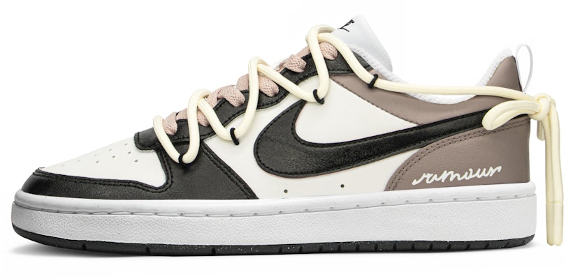 【客製化球鞋】Nike Court Borough 減齡主題 美拉德風 浪漫摩卡 低筒 板鞋 GS 米棕 Buy 【客製化球鞋】Nike Court Borough 減齡主題 美拉德風 浪漫摩卡 低筒 板鞋 GS 米棕