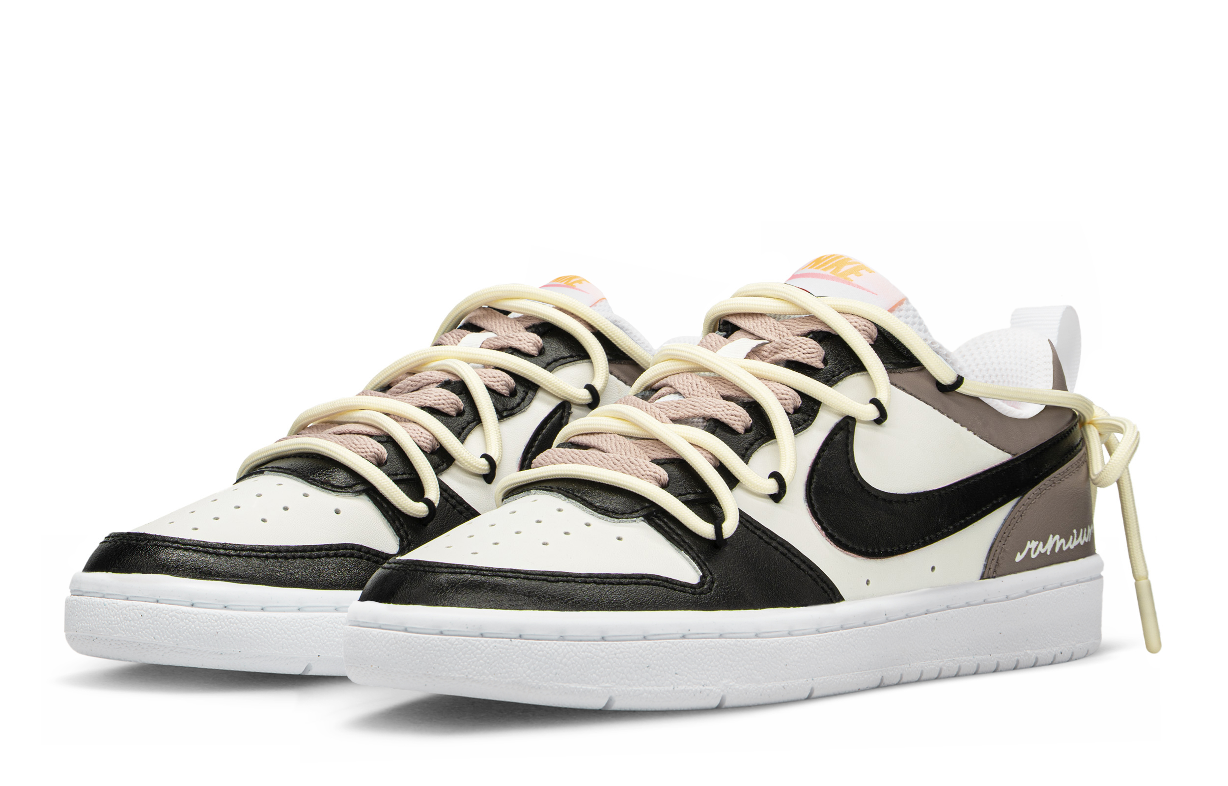 Lookbook [Sepatu Kustom] Nike Court Borough Low 'Romantic Mocha' BQ5448-124(TeamA-浪漫摩卡S-BOX)