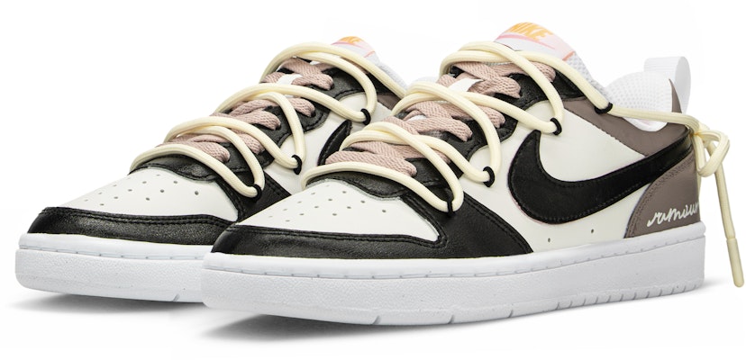 【定制球鞋】Nike Court Borough FZBB 減齡禮盒 浪漫摩卡壹 防滑耐磨 低幫 板鞋 GS 棕米 Lookbook 【定制球鞋】Nike Court Borough FZBB 減齡禮盒 浪漫摩卡壹 防滑耐磨 低幫 板鞋 GS 棕米