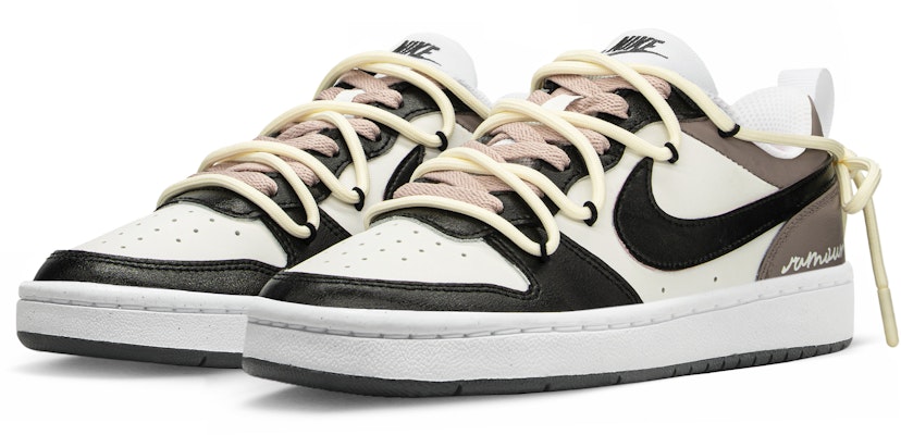 【客製化球鞋】Nike Court Borough 減齡主題 美拉德風 浪漫摩卡 低筒 板鞋 GS 米棕 Lookbook 【客製化球鞋】Nike Court Borough 減齡主題 美拉德風 浪漫摩卡 低筒 板鞋 GS 米棕