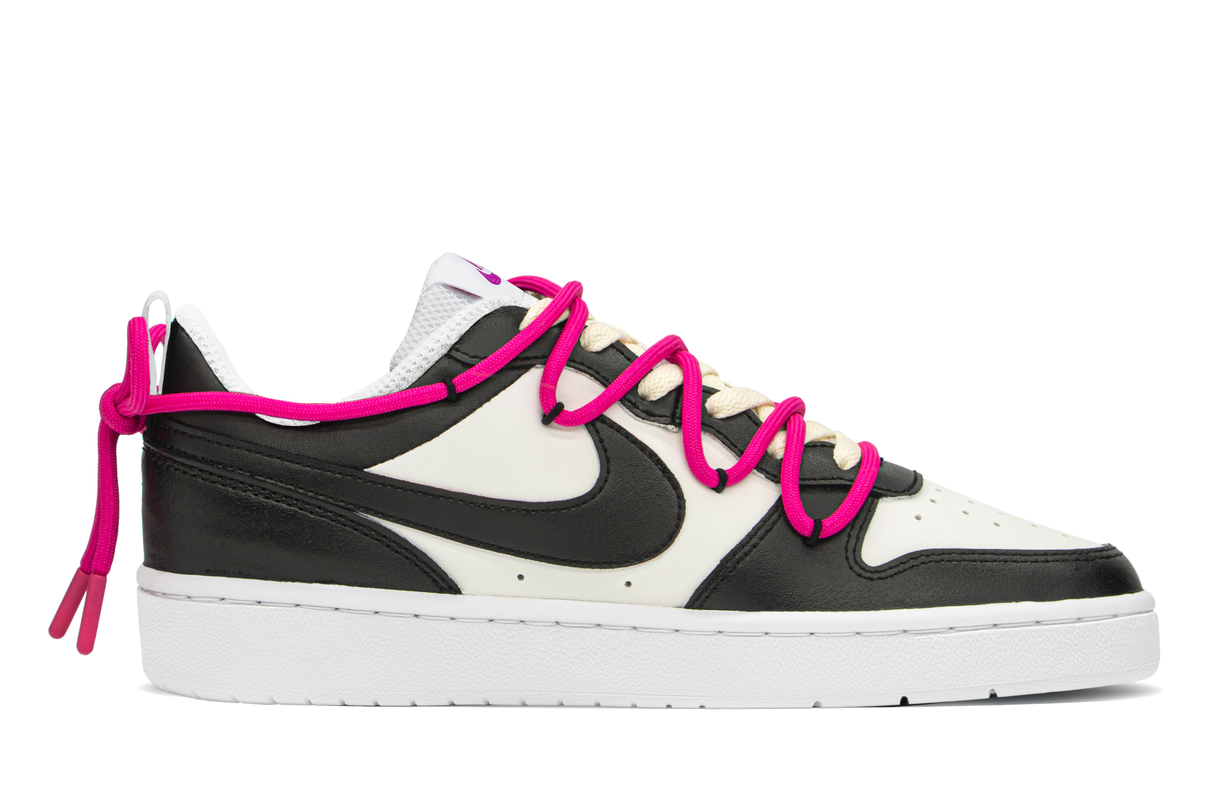 Order [Sepatu Custom] Nike Court Borough Low 'Romantic Panda' DQ5979-100(TeamA-浪漫熊猫)