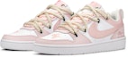 Lookbook 【客製化球鞋】Nike Court Borough 減齡禮盒 玫瑰少女 低幫 板鞋 GS 粉白