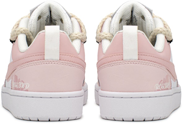 【客製化球鞋】Nike Court Borough 減齡禮盒 玫瑰少女 低幫 板鞋 GS 粉白 Shop 【客製化球鞋】Nike Court Borough 減齡禮盒 玫瑰少女 低幫 板鞋 GS 粉白