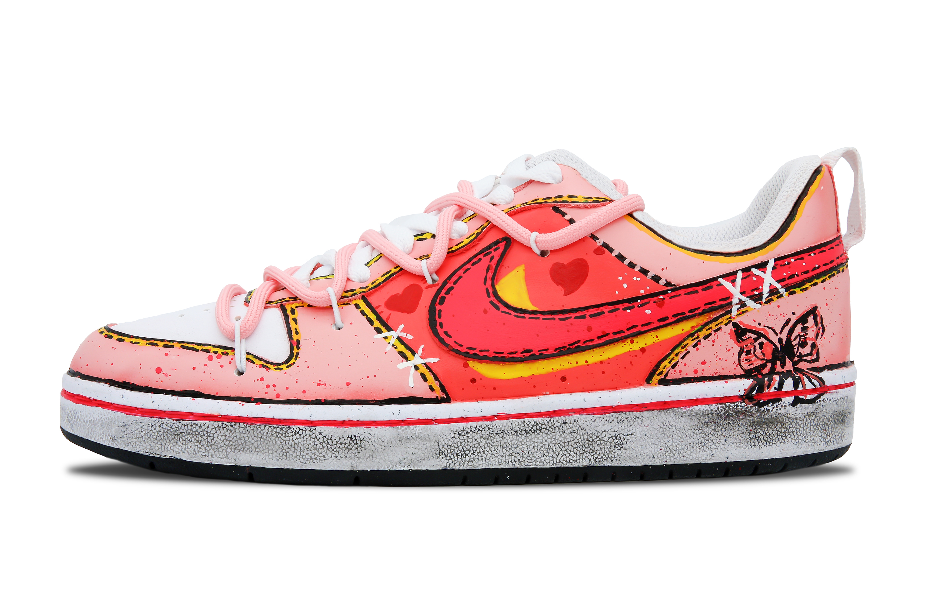 [Custom Shoes] Nike Court Borough Low 'Rose Pink'