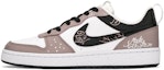 Buy 【訂製球鞋】Nike Court Borough Low 減齡愛情 腰果花 潮流 街頭 玫瑰色 字母 解構高街 低筒 板鞋 GS 粉黑