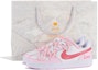 Buy 【客製球鞋】Nike Court Borough 高街 Vibe風 櫻花粉 禮盒 英文 低筒 板鞋 GS 粉白