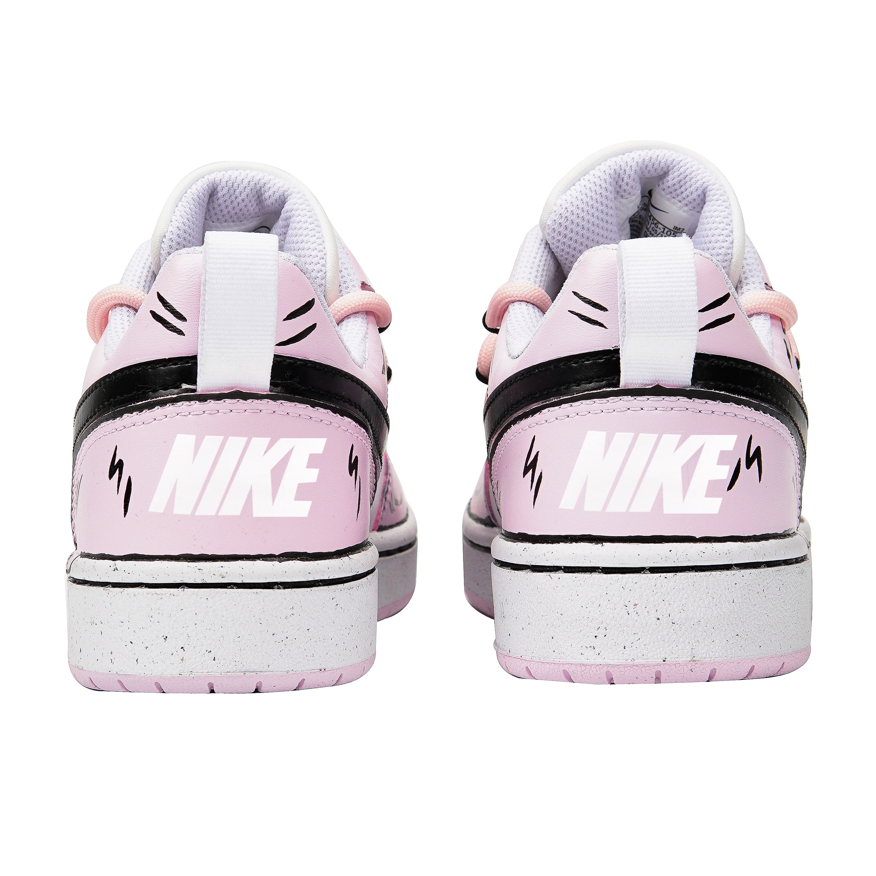 Purchase [Kasut Custom] Nike Court Borough Low 'Sakura Pink Deconstruct' DV5456-105(Teamp-二次元樱花粉）