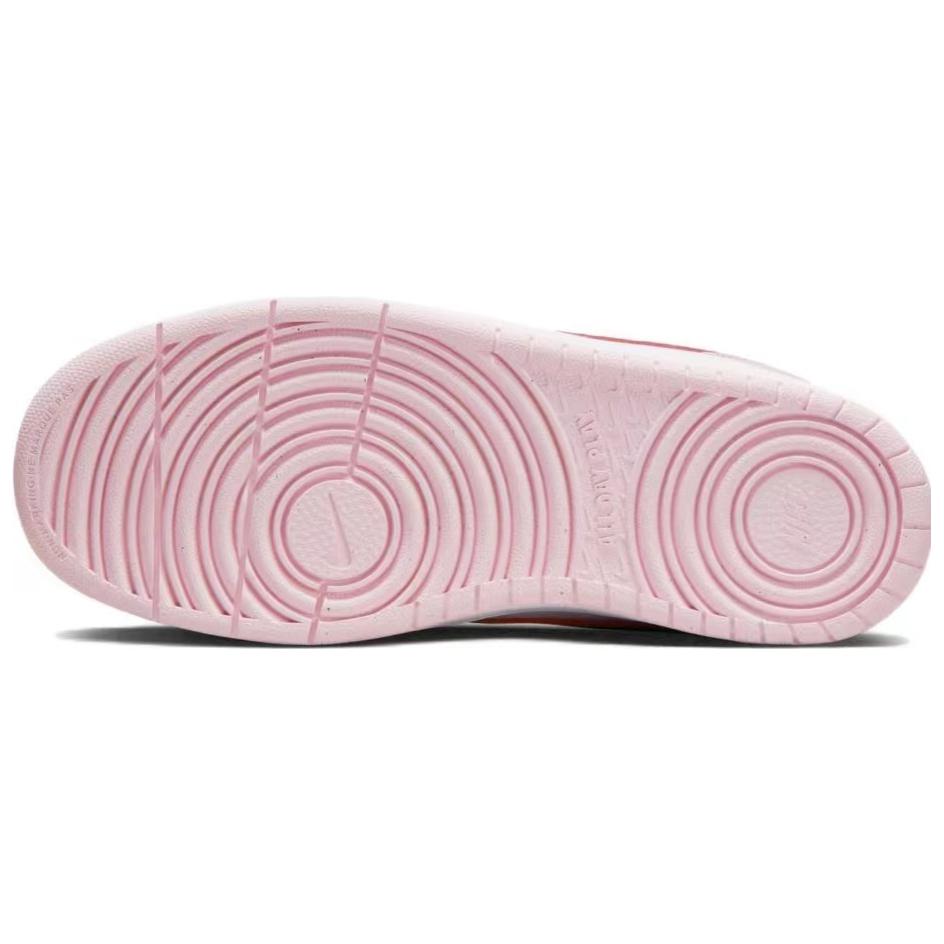 Details for 【客製球鞋】Nike Court Borough 高街 Vibe風 櫻花粉 禮盒 英文 低筒 板鞋 GS 粉白