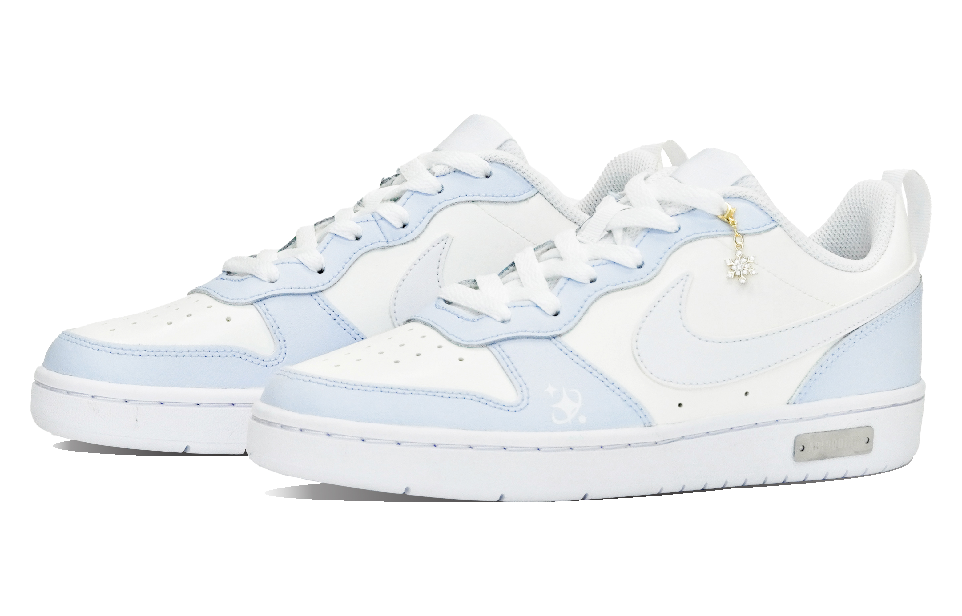 Lookbook Zapatillas Nike Court Borough Low 'Sal Queso Estrellas' BQ5448-100(Team14-海盐芝士S-Box)