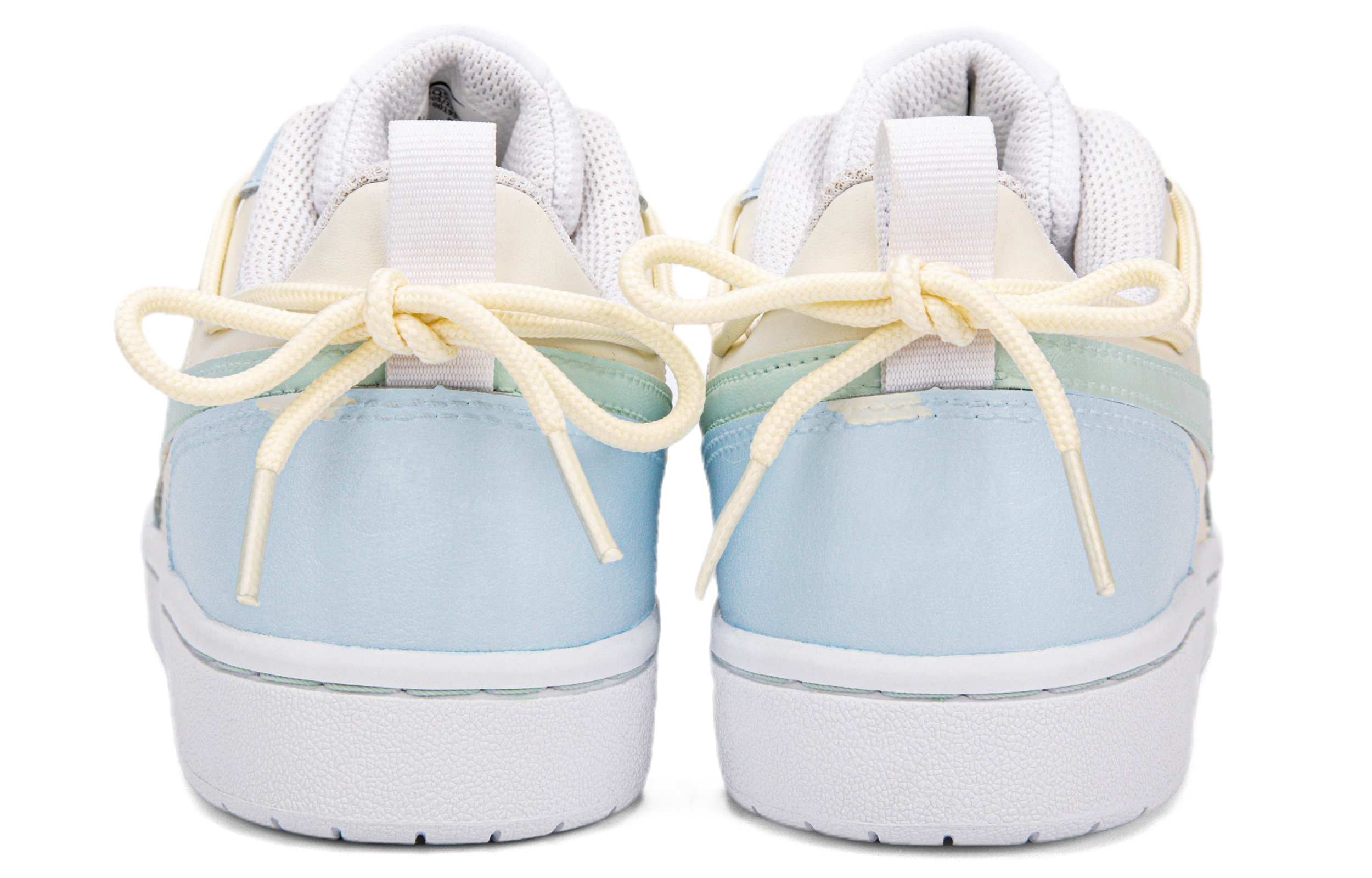 [Custom Shoes] Nike Court Borough Low 'Sea Salt Cheese Blue Green White' 圖 4