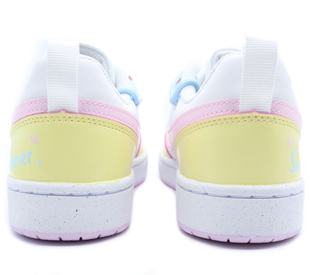 【訂製球鞋】 Nike Court Borough 海鹽起司 解構 多巴胺 英文字母 塗鴉 禮盒 潑墨 潮流舒適 休閒百搭 低筒 板鞋 GS 黃色 Details for 【訂製球鞋】 Nike Court Borough 海鹽起司 解構 多巴胺 英文字母 塗鴉 禮盒 潑墨 潮流舒適 休閒百搭 低筒 板鞋 GS 黃色