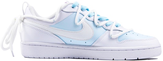 【定製球鞋】 Nike Court Borough 海鹽冰牛奶 夏日清新風 潑墨飛濺 解構 低筒 板鞋 GS 白藍 Lookbook 【定製球鞋】 Nike Court Borough 海鹽冰牛奶 夏日清新風 潑墨飛濺 解構 低筒 板鞋 GS 白藍