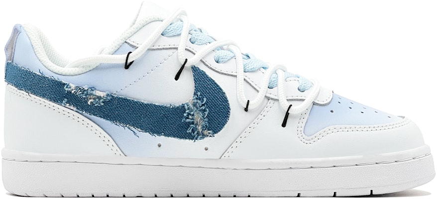 【カスタムシューズ】ナイキ コートバラウ ロー 'シーソルトスイートハートデニムブルー-ホワイト' BQ5448-100(TeamS-爱心牛仔蓝S-BOX) Lookbook 【カスタムシューズ】ナイキ コートバラウ ロー 'シーソルトスイートハートデニムブルー-ホワイト' BQ5448-100(TeamS-爱心牛仔蓝S-BOX)
