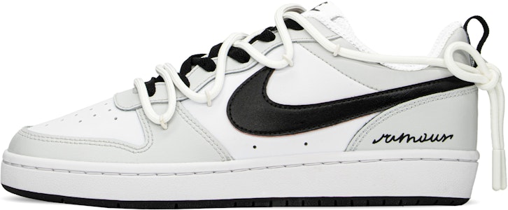 【訂製球鞋】Nike Court Borough FZBB 減齡禮盒 浪漫簡約 低筒 板鞋 GS 影子灰 Order 【訂製球鞋】Nike Court Borough FZBB 減齡禮盒 浪漫簡約 低筒 板鞋 GS 影子灰