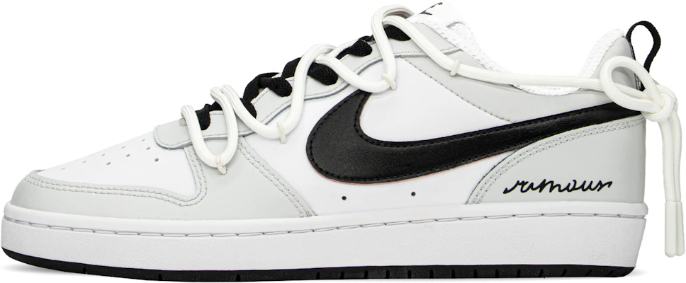 【訂製球鞋】Nike Court Borough FZBB 減齡禮盒 浪漫簡約 低筒 板鞋 GS 影子灰 Order 【訂製球鞋】Nike Court Borough FZBB 減齡禮盒 浪漫簡約 低筒 板鞋 GS 影子灰