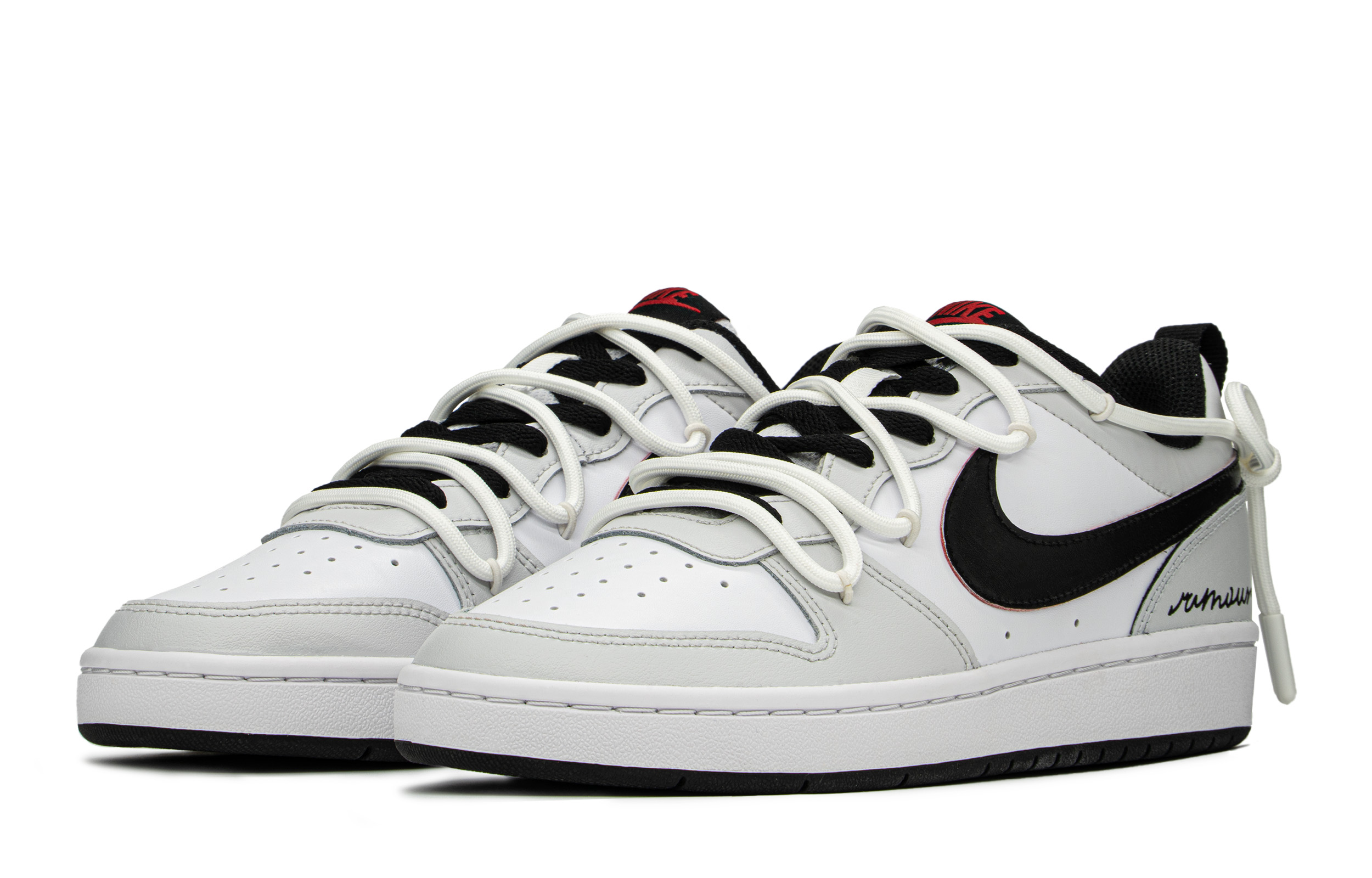 [Custom Shoes] Nike Court Borough Low 'Shadow Grey' 圖 3