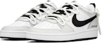 Shop 【訂製球鞋】Nike Court Borough FZBB 減齡禮盒 浪漫簡約 低筒 板鞋 GS 影子灰
