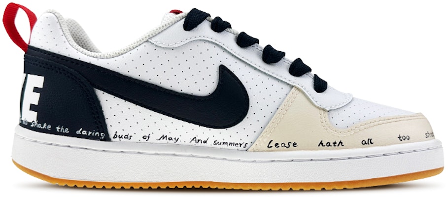 ナイキ コートボロー "蝶と真珠" ネイビー (カスタム) 839985-105(Team40-GS莎士比亚十四行诗蓝) Order ナイキ コートボロー "蝶と真珠" ネイビー (カスタム) 839985-105(Team40-GS莎士比亚十四行诗蓝)