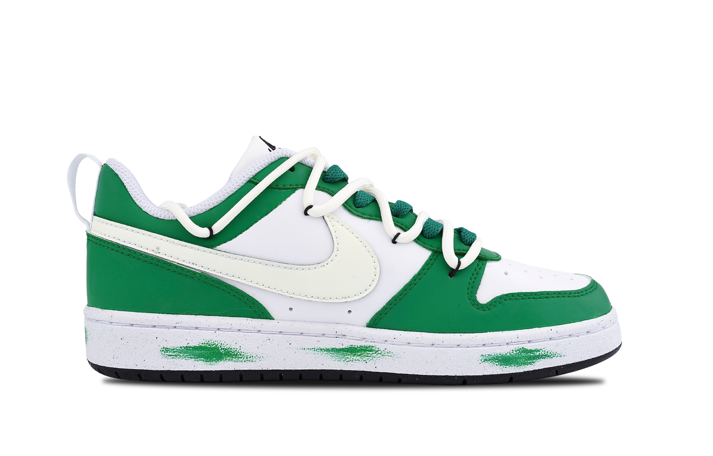 Order 나이키 코트 보로우 로우 '사일런트 포레스트 그린 로즈' (커스텀) DV5456-104(Team86-圣诞绿茵玫瑰)