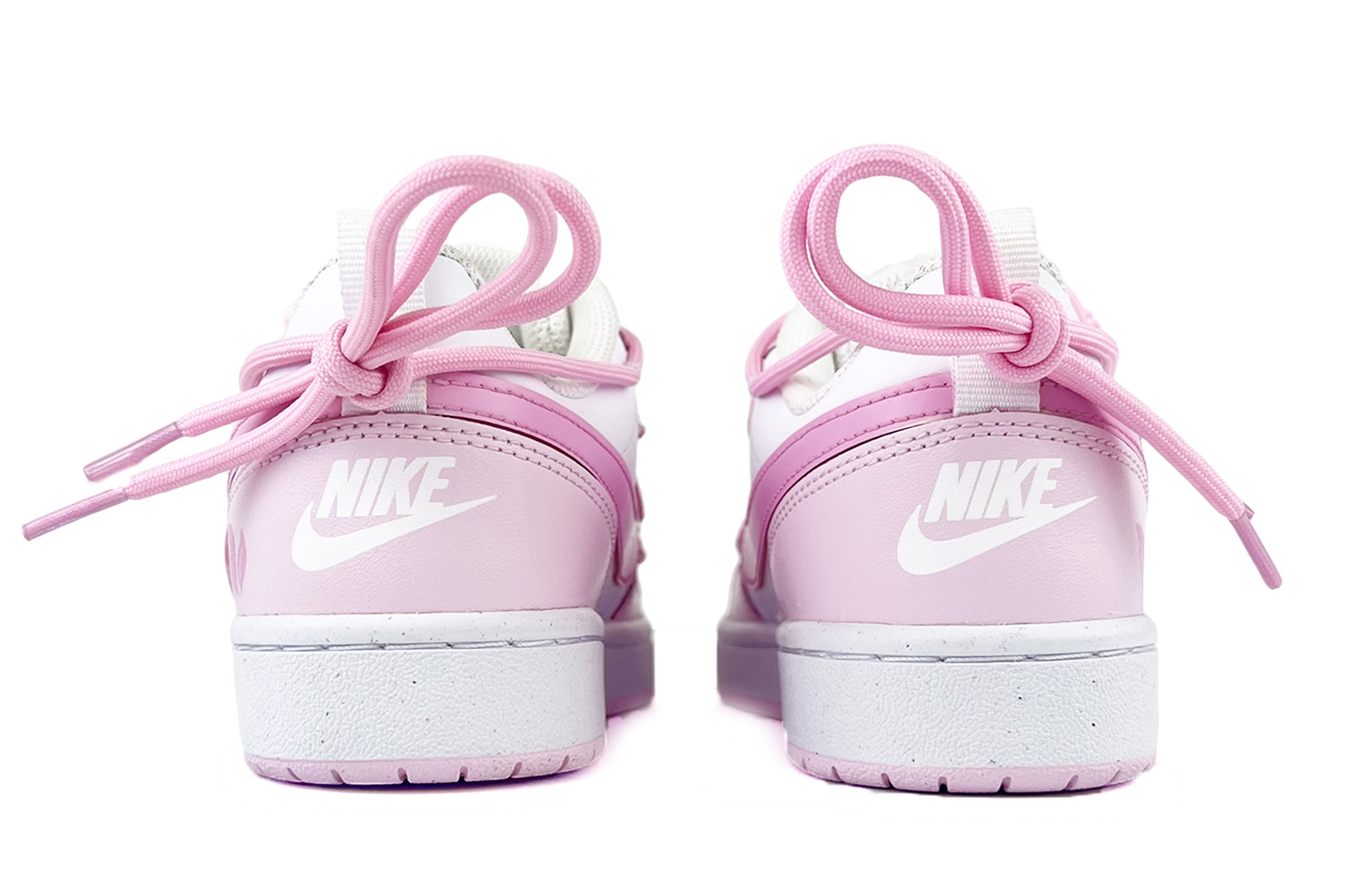 Shop [定制鞋款] 耐克Court Borough Low '丝绸粉' DQ0492-100(Team45-樱花粉)