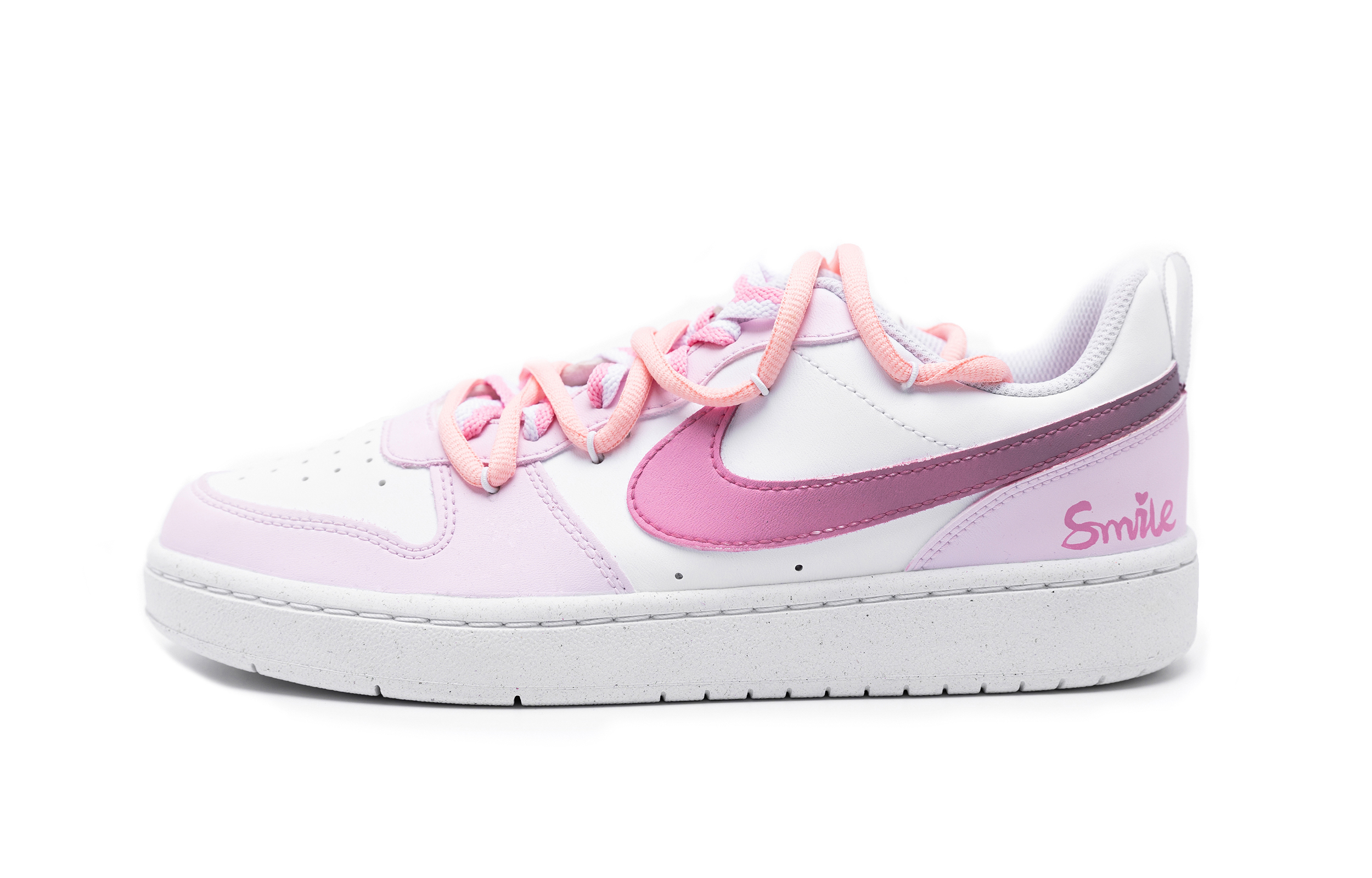 購買（小學）Nike Court Borough Low Recraft 'Pale Ivory Melon Tint