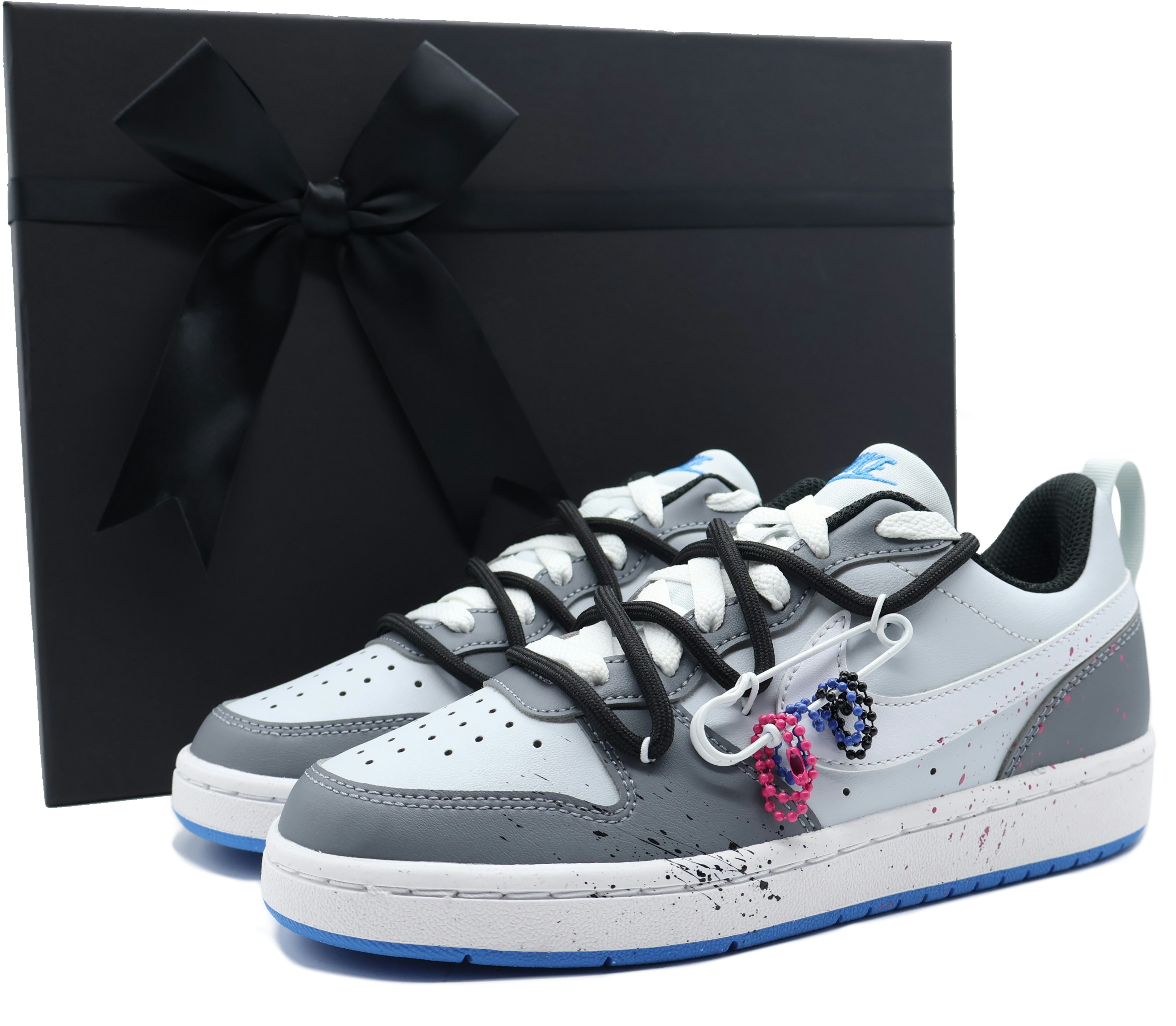 custom-shoes-nike-court-borough-low-speckled-grey-blue-dv-5456-019-team155-ldl