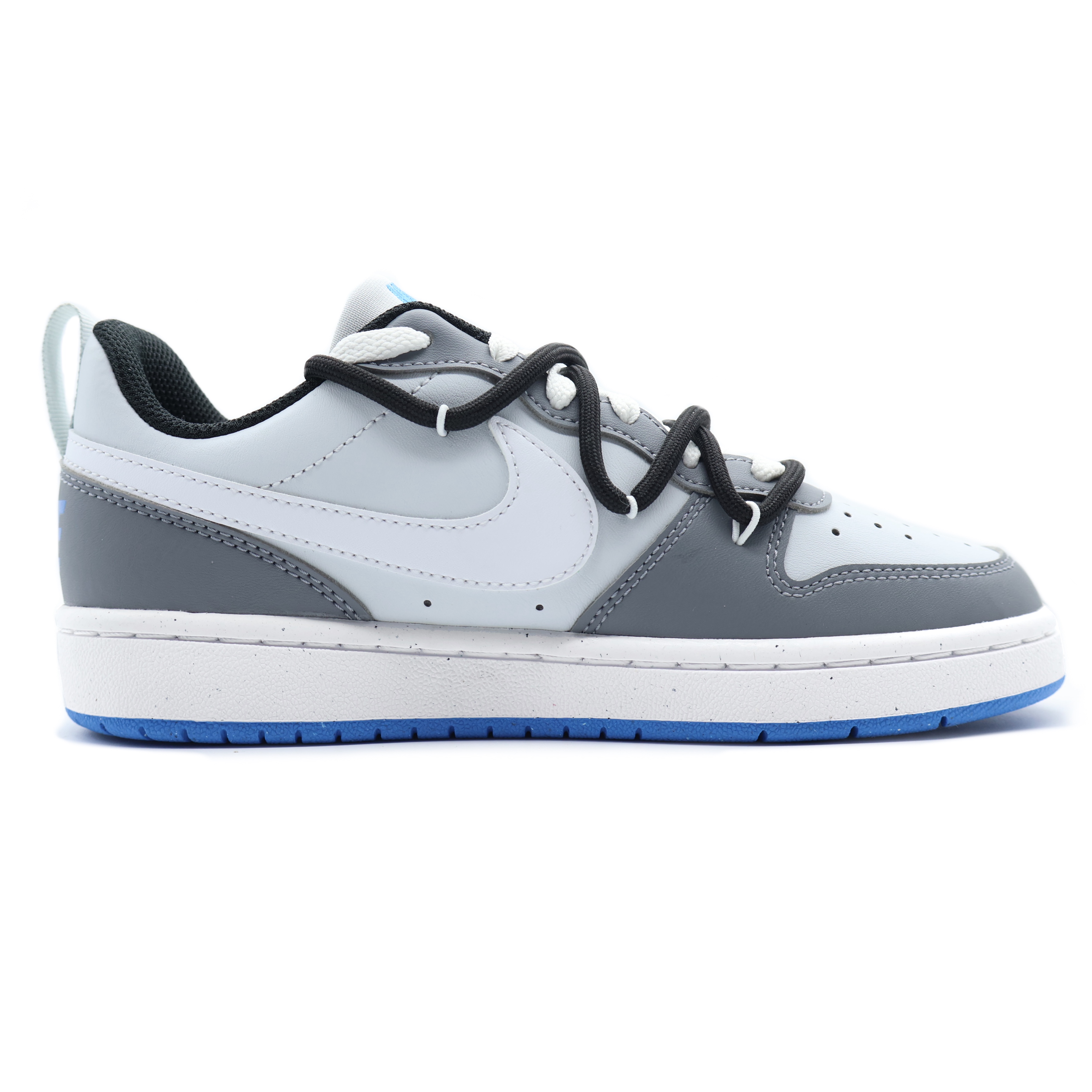 Shop [Zapatillas Personalizadas] Nike Court Borough Low 'Gris Jaspeado Azul' DV5456-019（Team155-LDL）