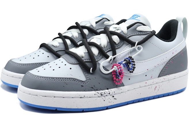 나이키 코트 버로우 로우 '스펙클 그레이 블루' (커스텀 슈즈) DV5456-019(Team155-LDL) Purchase 나이키 코트 버로우 로우 '스펙클 그레이 블루' (커스텀 슈즈) DV5456-019(Team155-LDL)