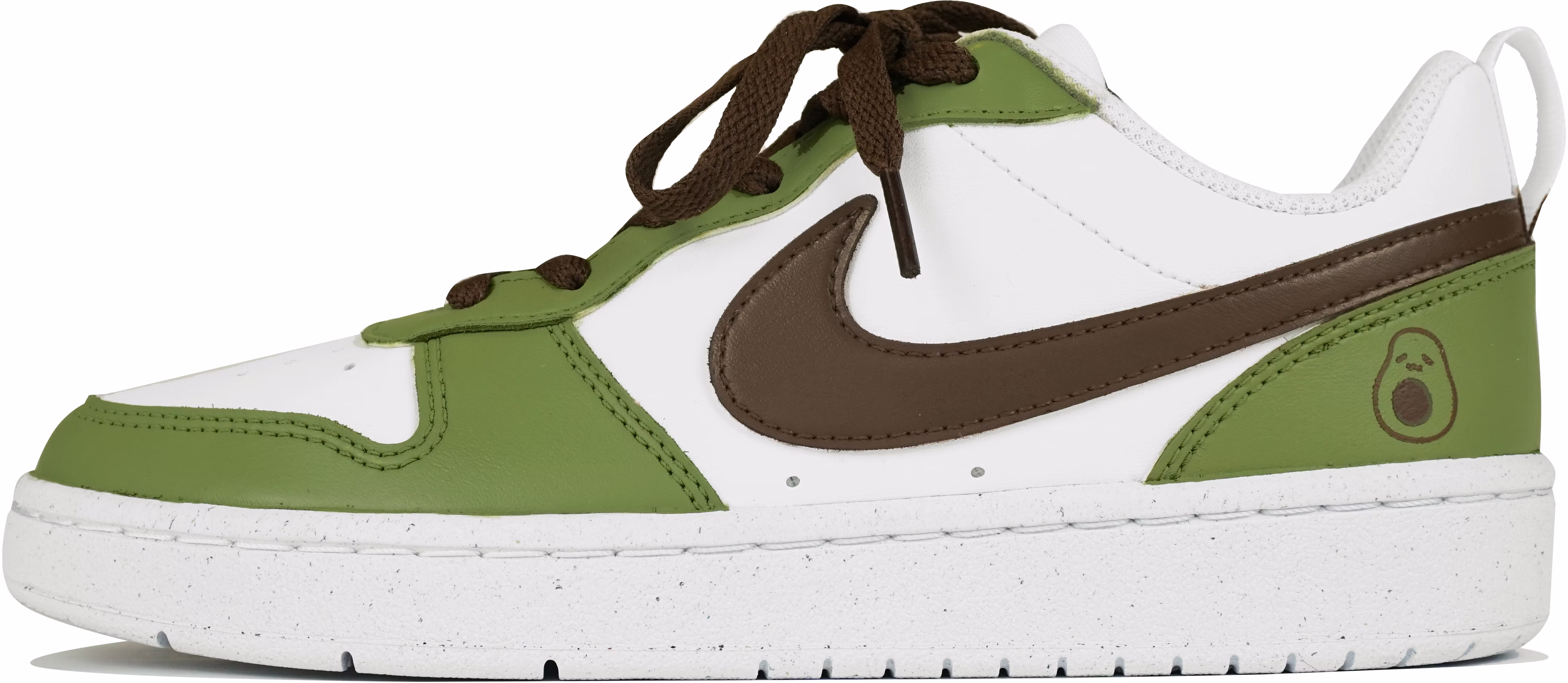 custom-shoes-nike-court-borough-low-spring-avocado-brown-green