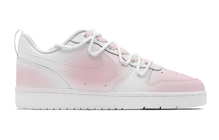 Lookbook [定制鞋] 耐克Court Borough Low '春季爱心女孩粉白' DQ5979-100(Team88-心动女孩S-BOX)