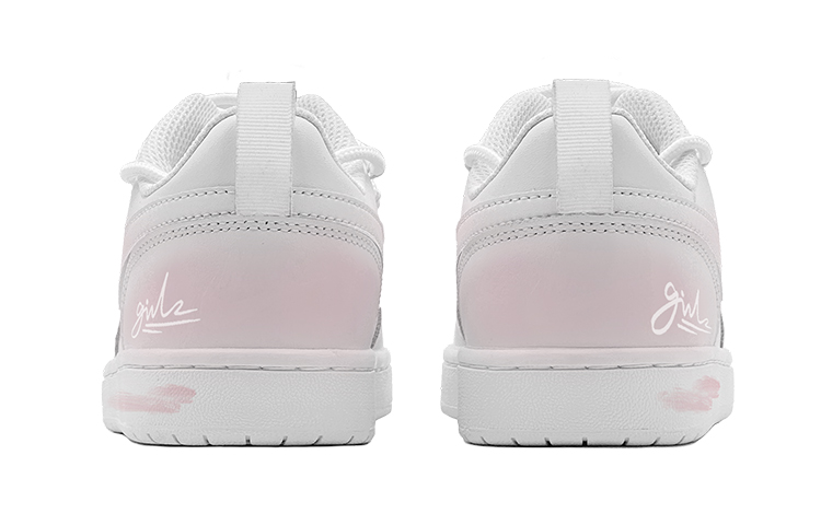 Purchase [定制鞋] 耐克Court Borough Low '春季爱心女孩粉白' DQ5979-100(Team88-心动女孩S-BOX)