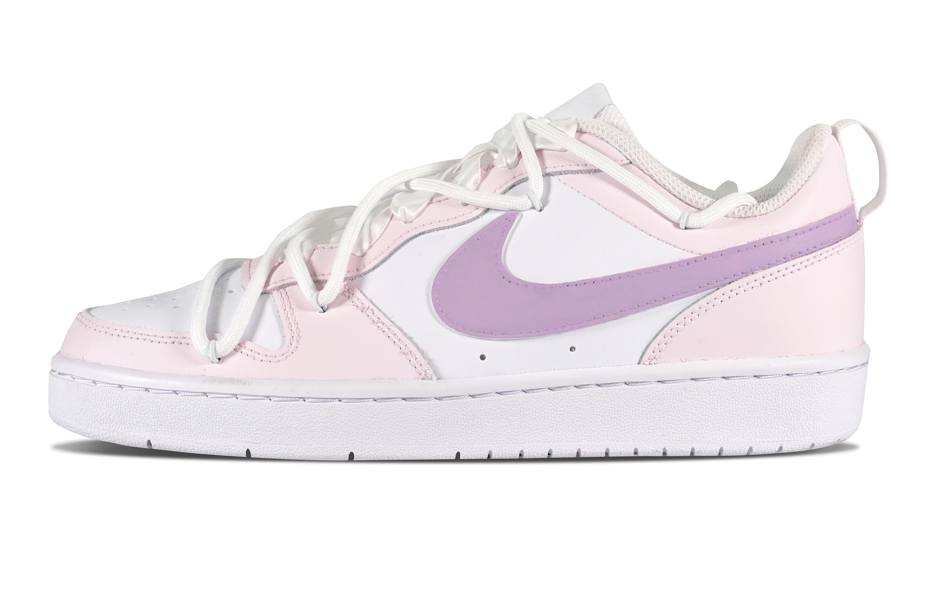Buy Zapatillas Nike Court Borough Low 'Primavera Sakura - Rosa Blanco Morado' BQ5448-100(Team84-春日晚樱)