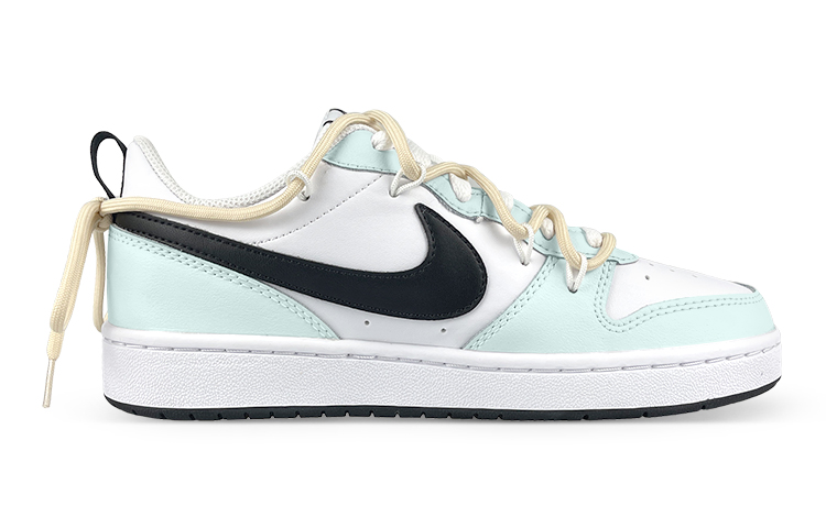 [Custom Shoes] Nike Court Borough Low 'Star Deconstructed Black White Green' 圖 2