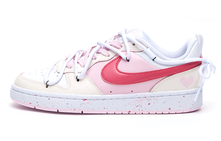 [Custom Shoes] Nike Court Borough Low 'Strawberry Yogurt'