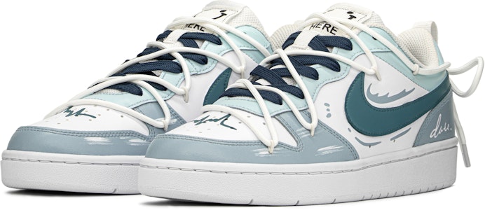 【定製球鞋】Nike Court Borough FZBB 夏日禮盒 暢遊 高級小眾 低筒 滑板鞋 GS 藍白 Lookbook 【定製球鞋】Nike Court Borough FZBB 夏日禮盒 暢遊 高級小眾 低筒 滑板鞋 GS 藍白